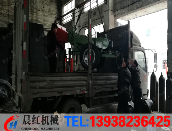 北京客户定制的电动版碎枝机发货照
